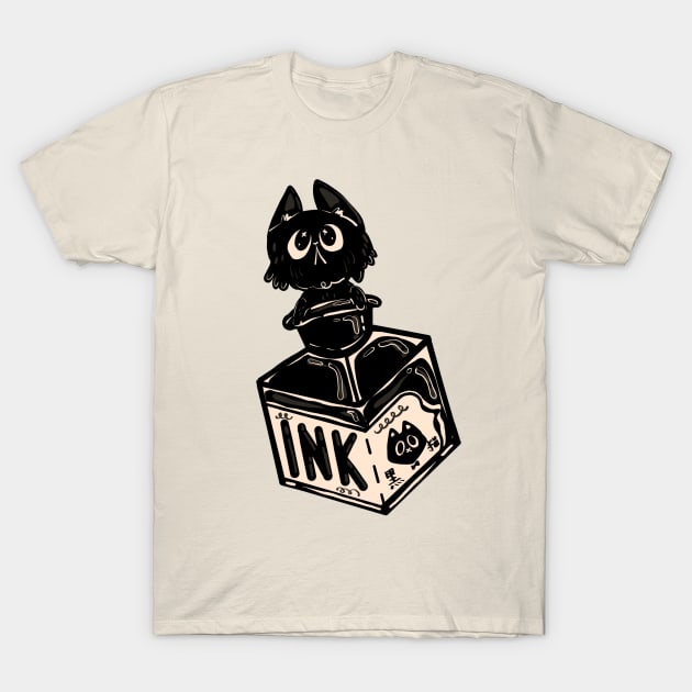 Kitty Ink T-Shirt by Fluffymafi